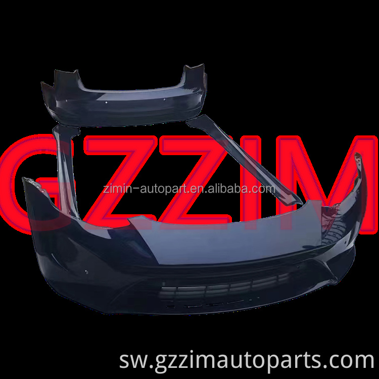 Mbele na taa ya nyuma ya bumper nzima iliyosasisha mwili kit giza papa bodykit kwa mfano 3